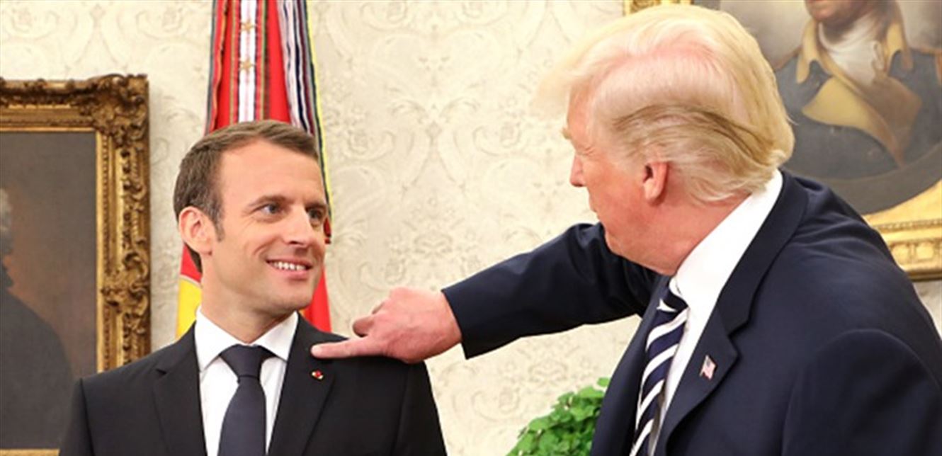 ترامب و ماكرون