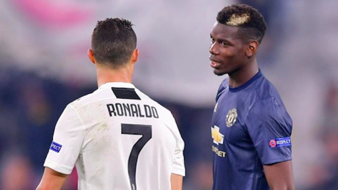 ronaldo pogba juventus manchester