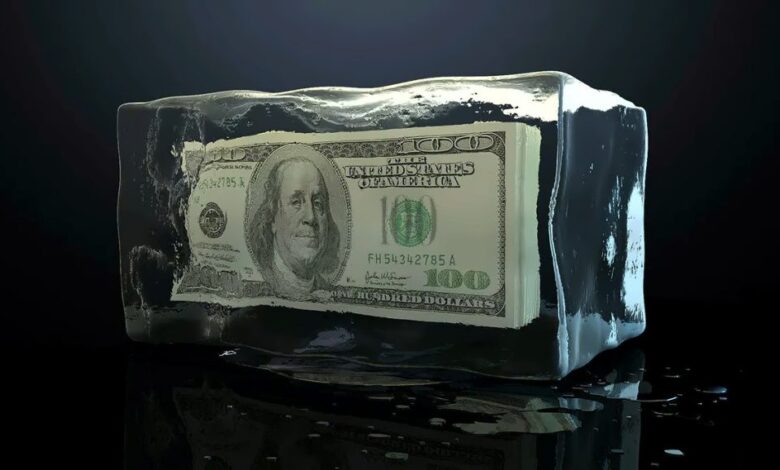 دولار مجمد