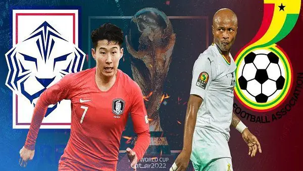 بث مباشر لمباراة كوريا الجنوبية و غانا من مونديال كأس العالم 2022 في قطر